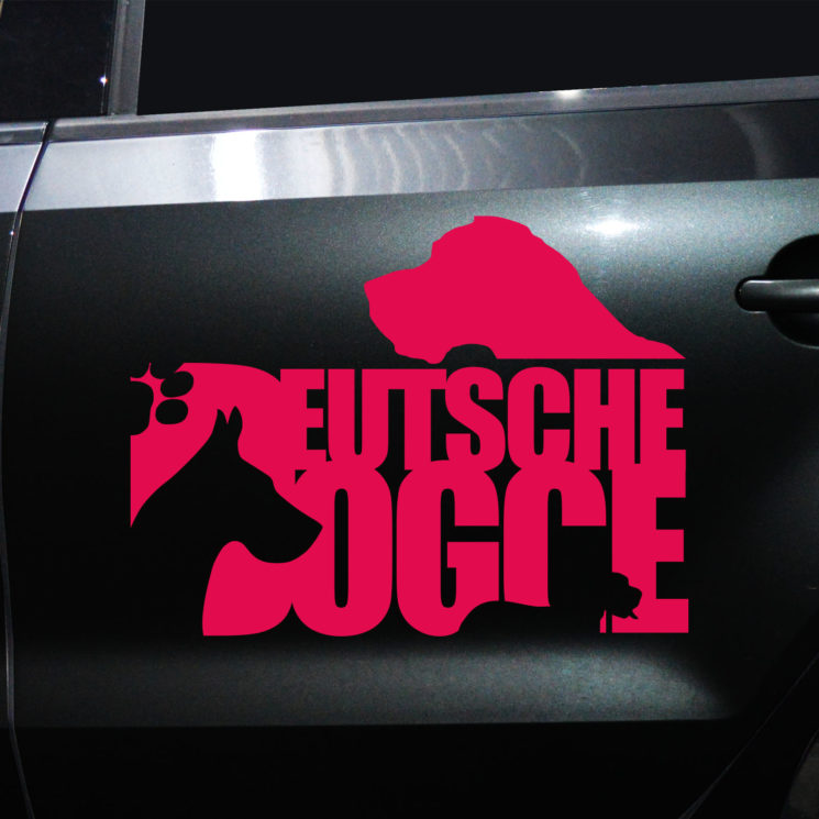Autoaufkleber Deutsche Dogge – Bild 8