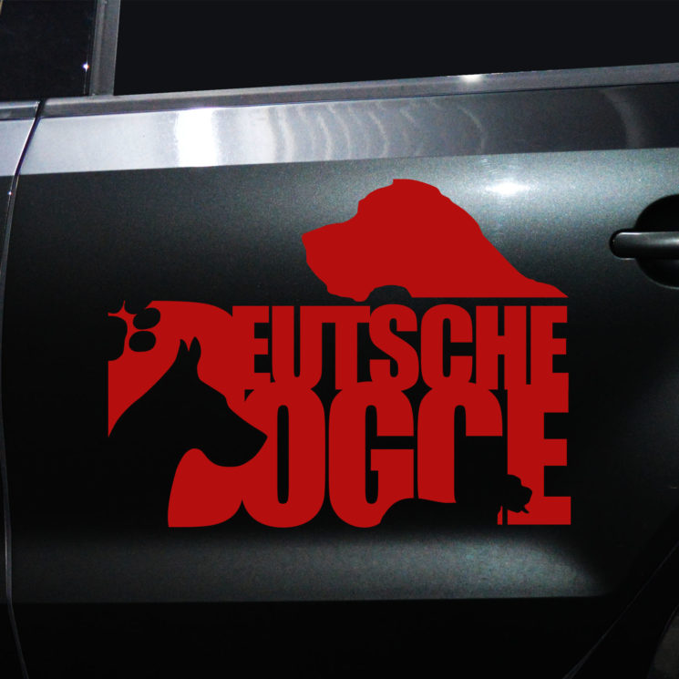 Autoaufkleber Deutsche Dogge – Bild 7