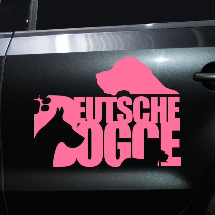Autoaufkleber Deutsche Dogge – Bild 3