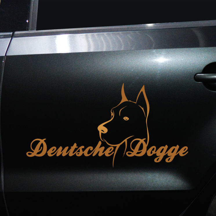 Autoaufkleber Deutsche Dogge – Bild 4