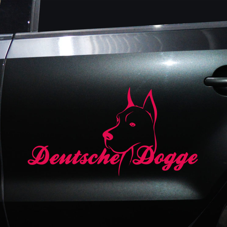 Autoaufkleber Deutsche Dogge – Bild 5