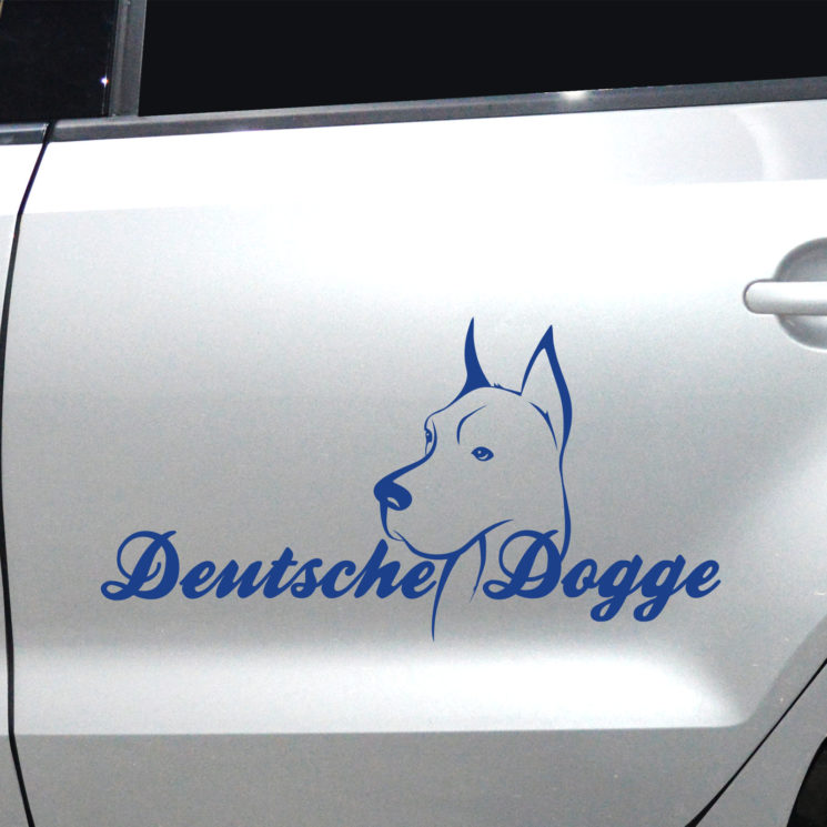 Autoaufkleber Deutsche Dogge – Bild 7