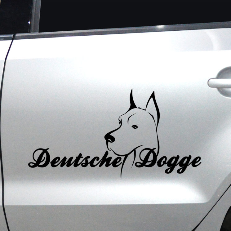 Autoaufkleber Deutsche Dogge – Bild 8