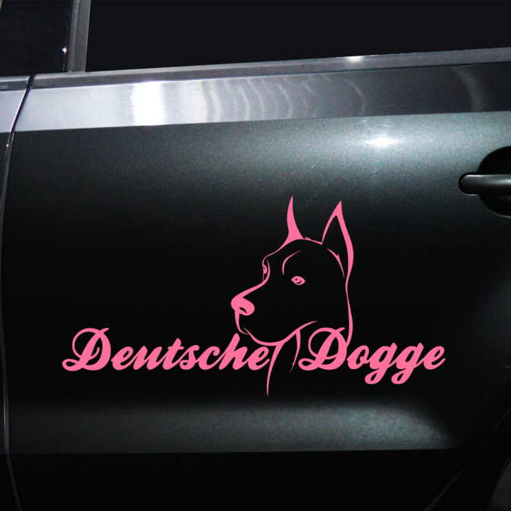 Autoaufkleber Deutsche Dogge – Bild 10