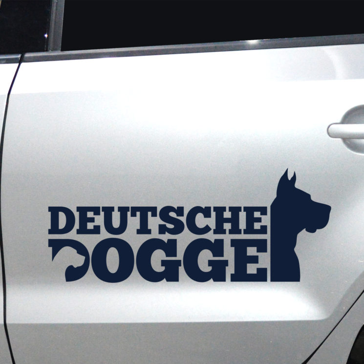 Autoaufkleber Deutsche Dogge – Bild 2