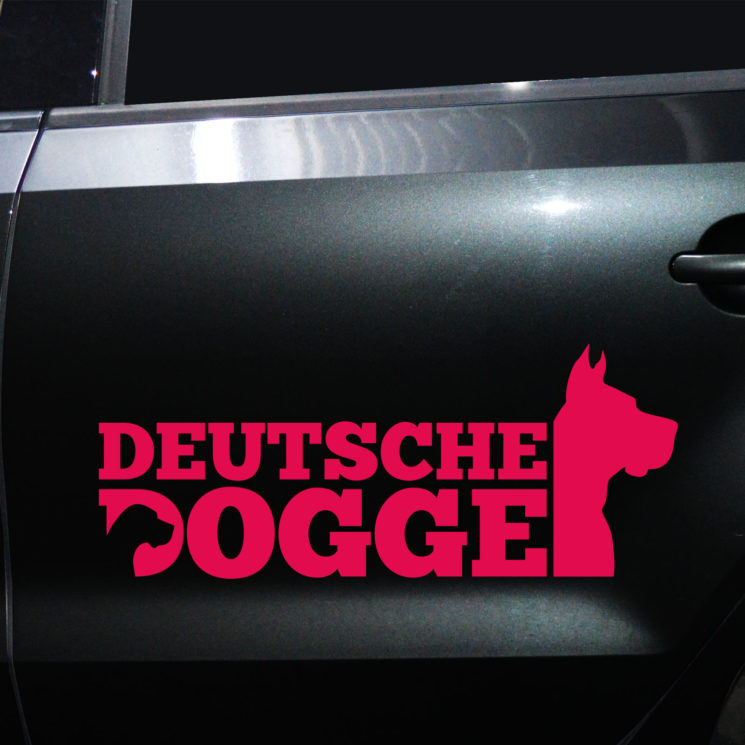 Autoaufkleber Deutsche Dogge – Bild 5