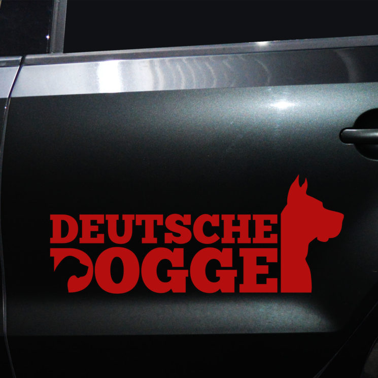 Autoaufkleber Deutsche Dogge – Bild 6