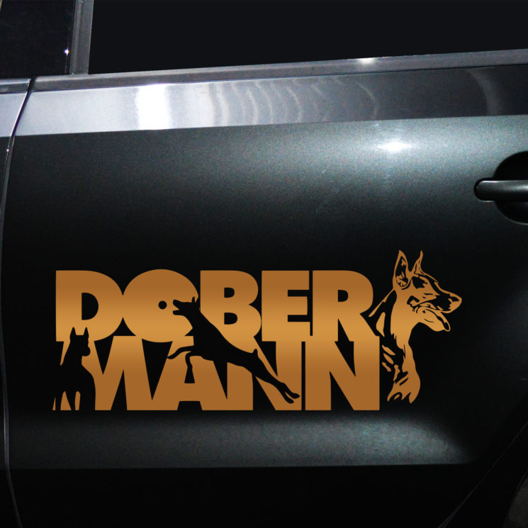 Autoaufkleber Dobermann – Bild 9