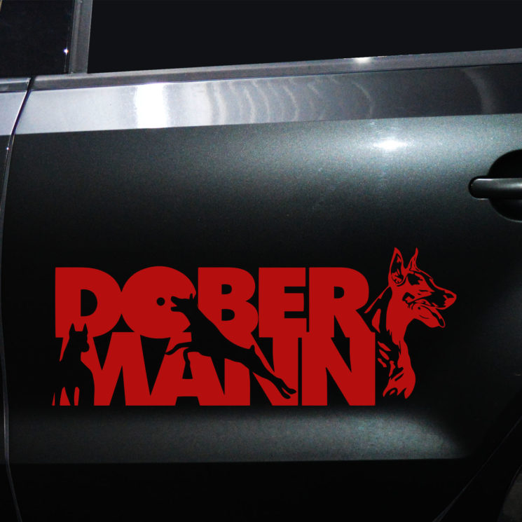 Autoaufkleber Dobermann – Bild 7