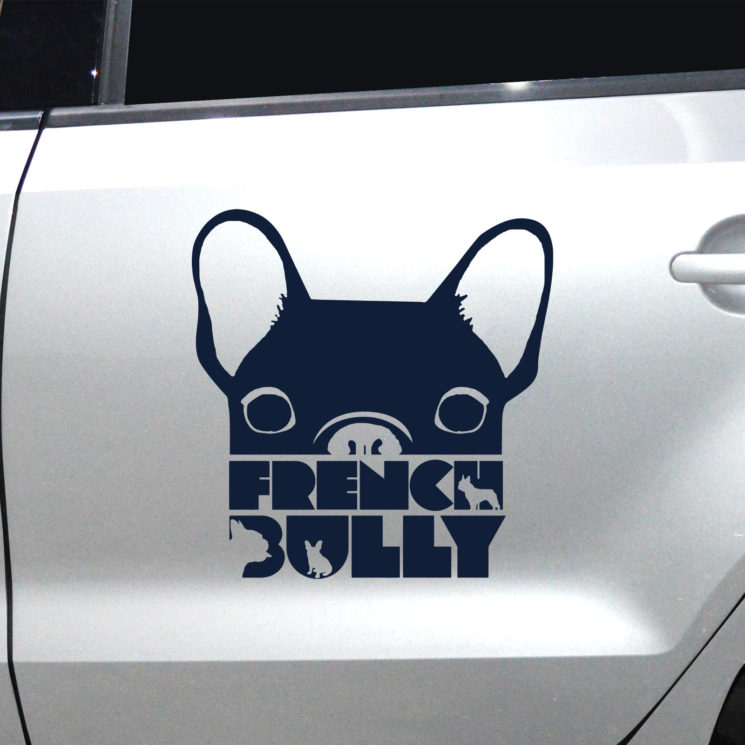 Autoaufkleber Französische Bulldogge – Bild 2