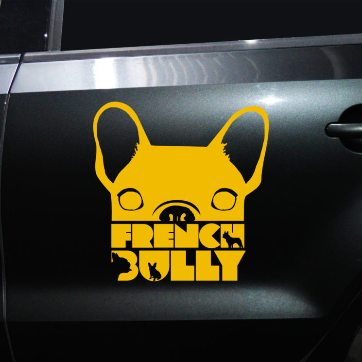 Autoaufkleber Französische Bulldogge – Bild 3