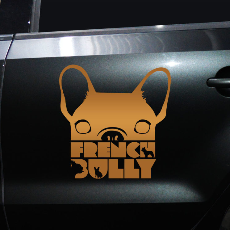 Autoaufkleber Französische Bulldogge – Bild 4