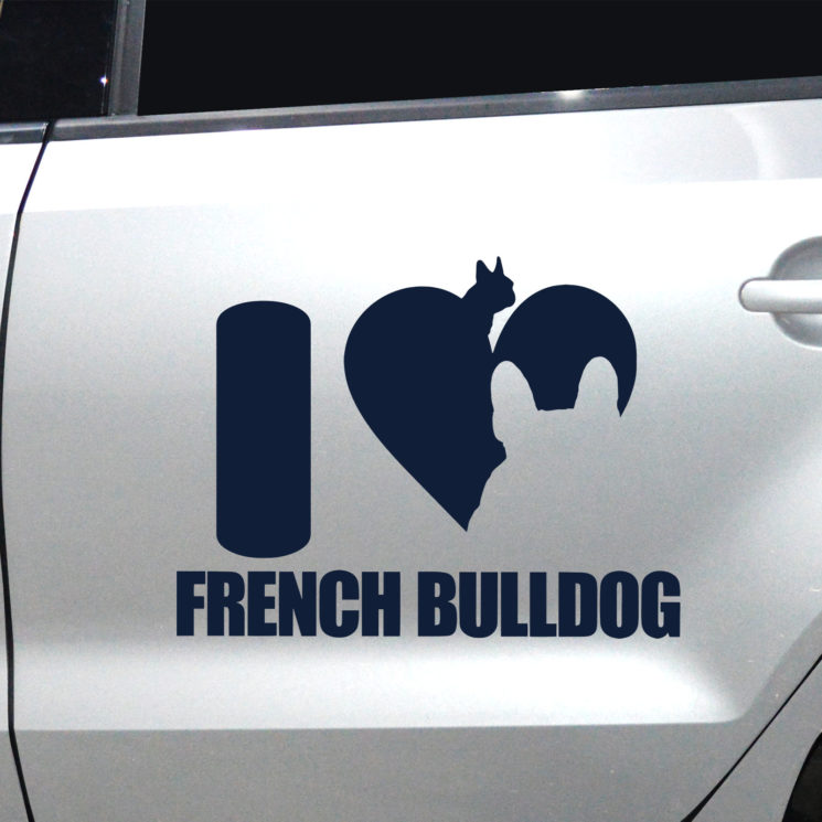 Autoaufkleber Französische Bulldogge – Bild 11