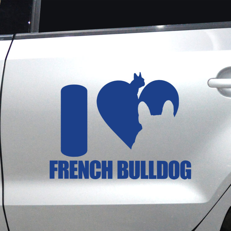 Autoaufkleber Französische Bulldogge – Bild 6