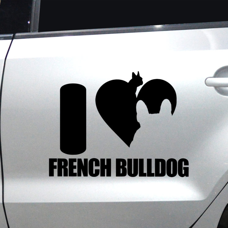 Autoaufkleber Französische Bulldogge – Bild 5