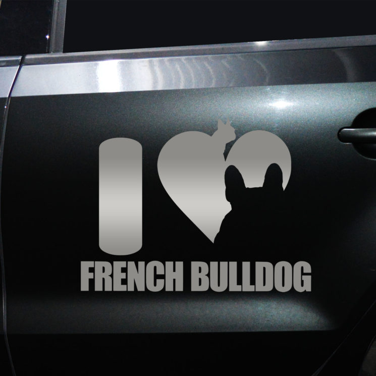 Autoaufkleber Französische Bulldogge – Bild 4