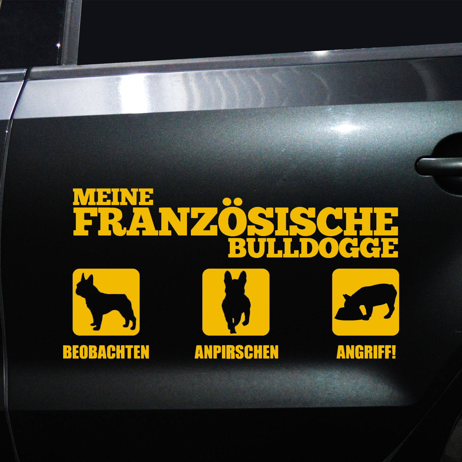 Autoaufkleber Französische Bulldogge – Bild 11