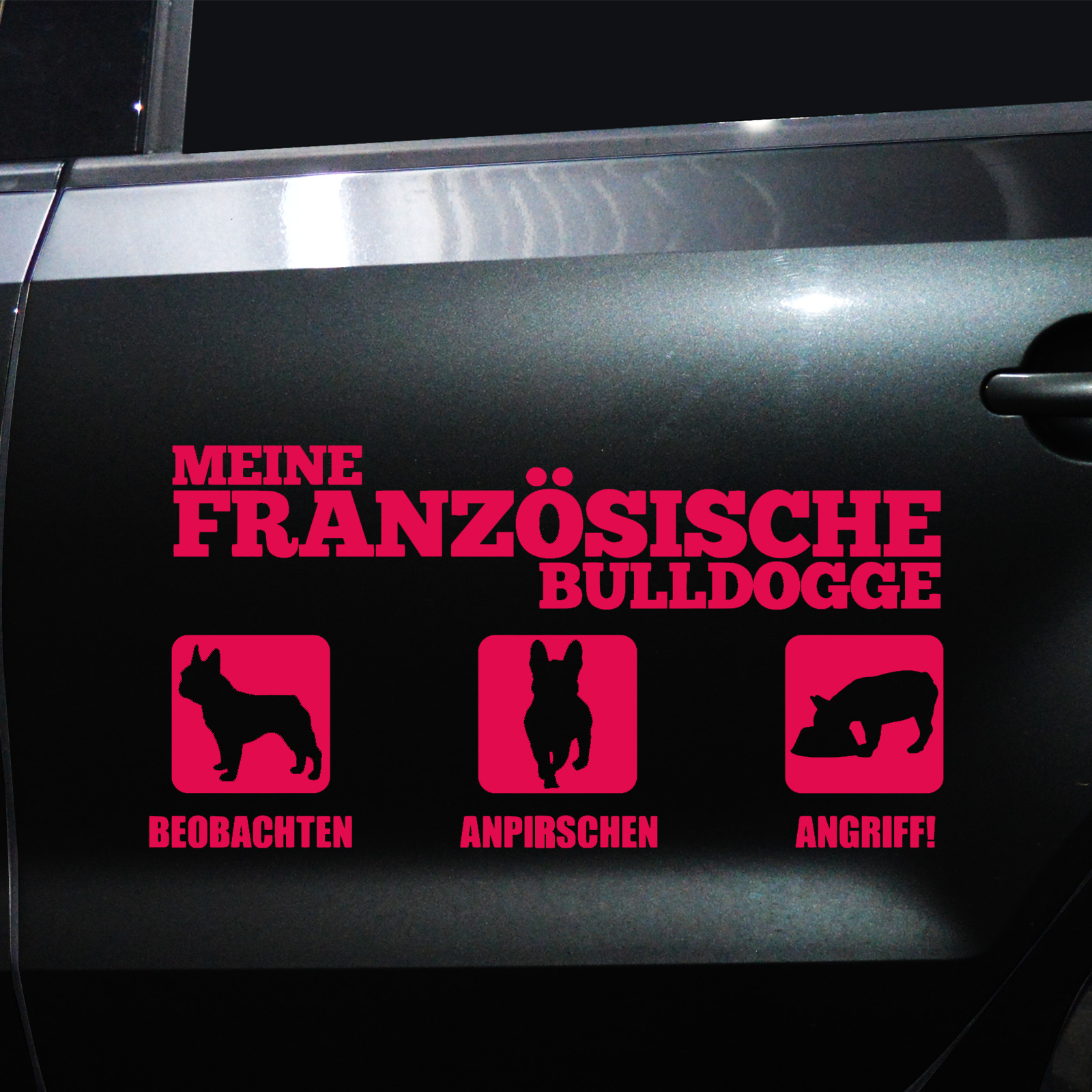 Autoaufkleber Französische Bulldogge – Bild 9