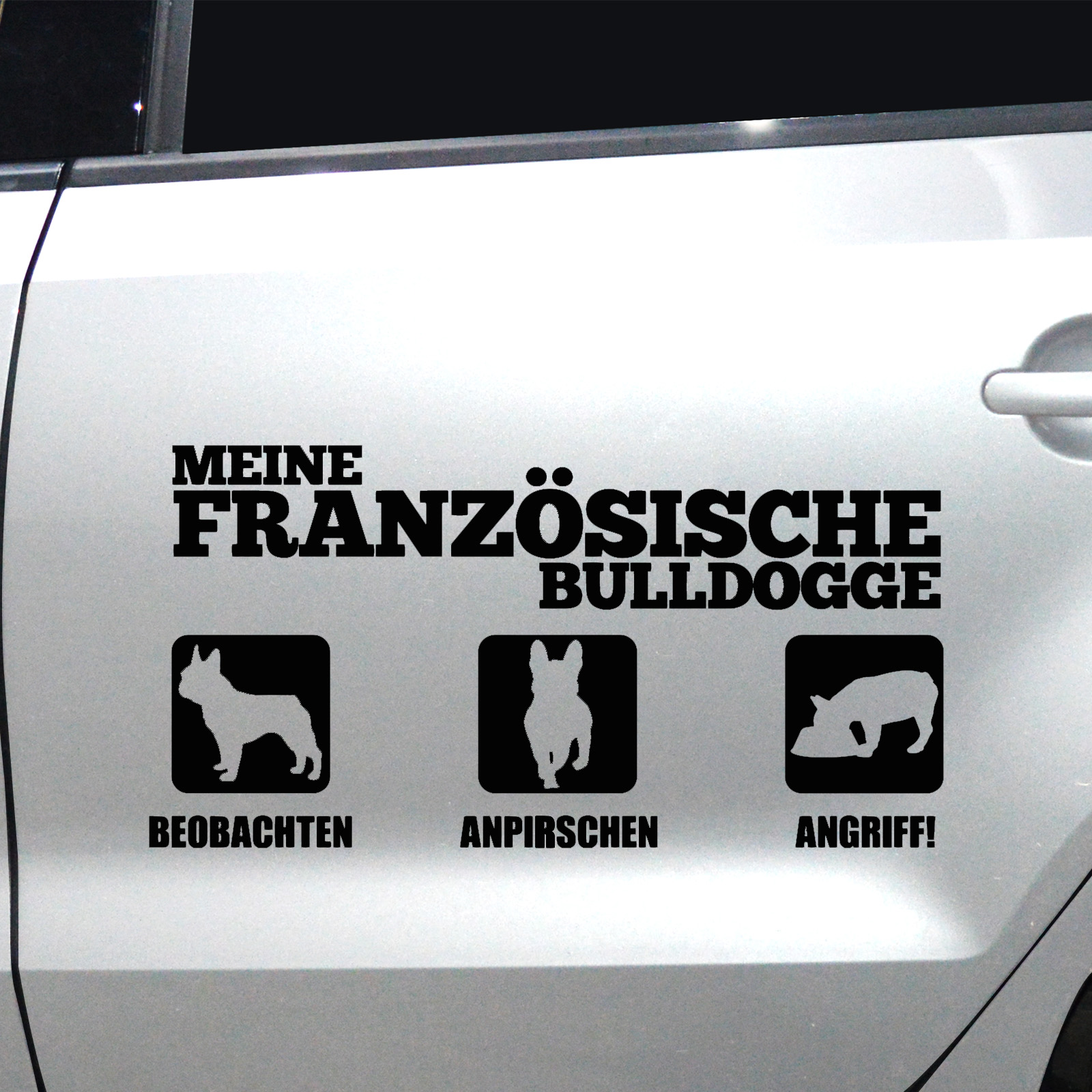 Autoaufkleber Französische Bulldogge – Bild 6