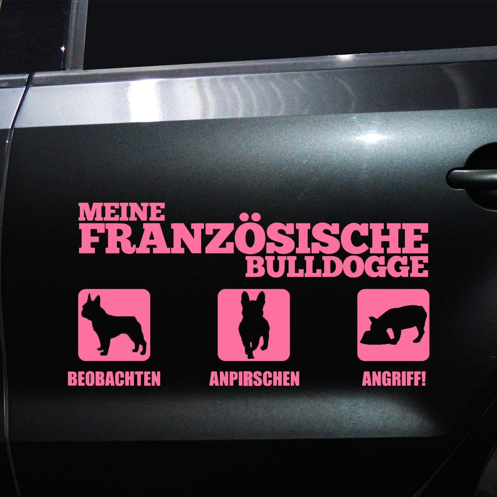 Autoaufkleber Französische Bulldogge – Bild 4
