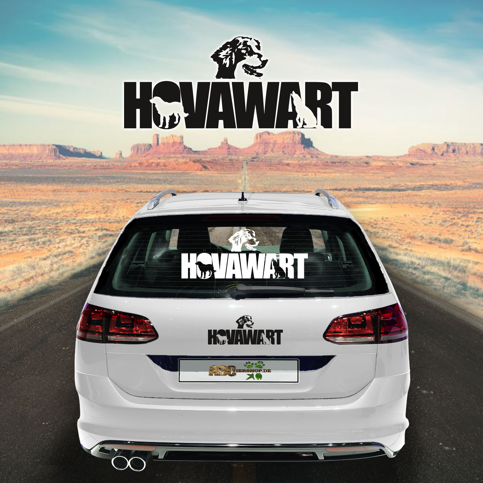 Autoaufkleber Hovawart