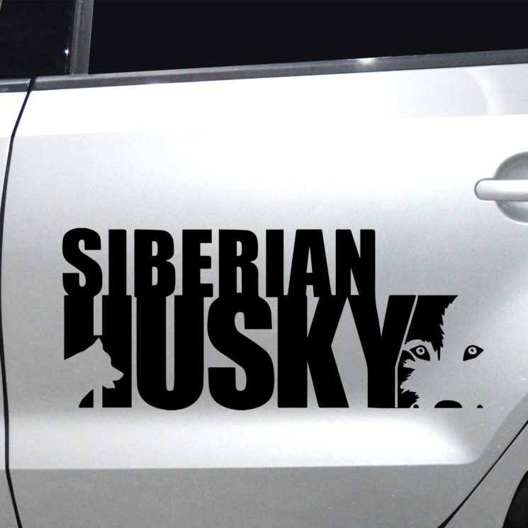 Autoaufkleber Husky – Bild 8