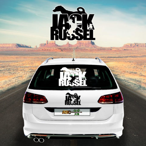 Autoaufkleber Jack Russell