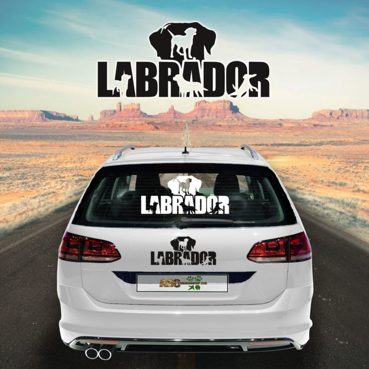 Autoaufkleber Labrador