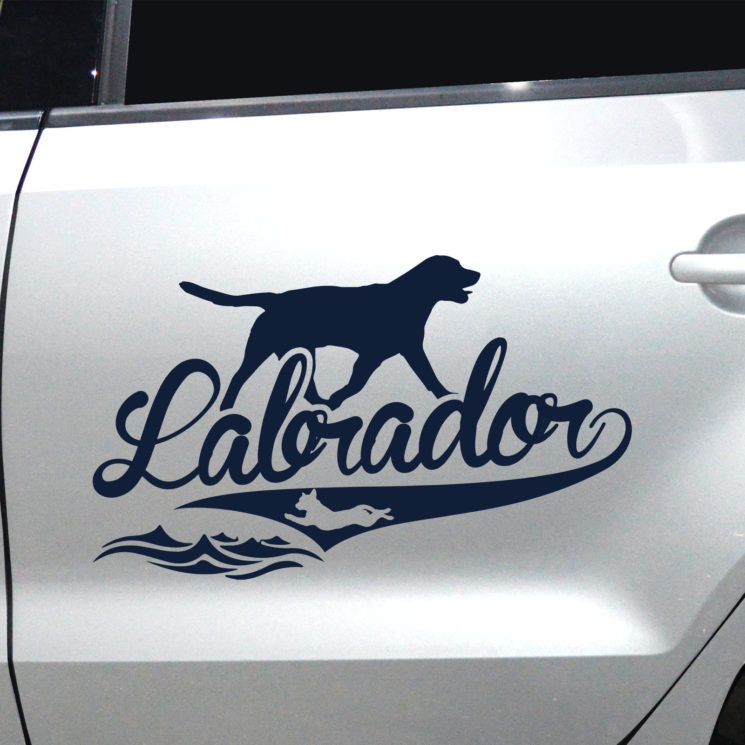 Autoaufkleber Labrador – Bild 2