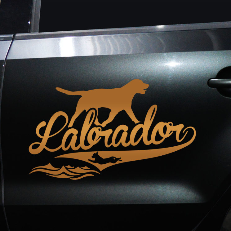 Autoaufkleber Labrador – Bild 4