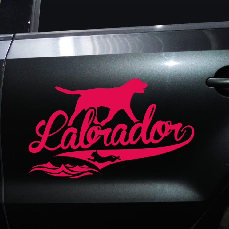 Autoaufkleber Labrador – Bild 5
