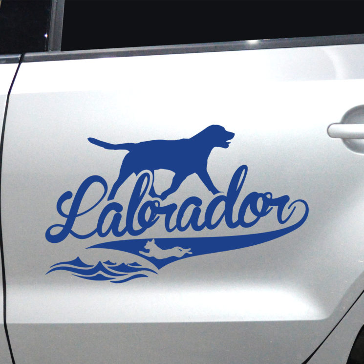 Autoaufkleber Labrador – Bild 7