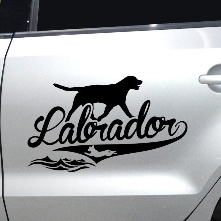 Autoaufkleber Labrador – Bild 8