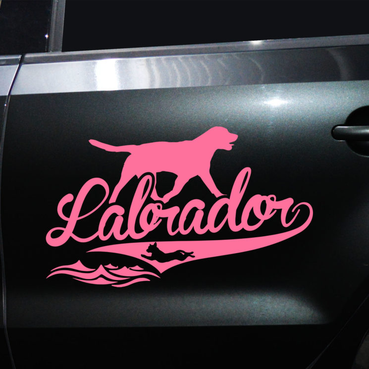Autoaufkleber Labrador – Bild 10