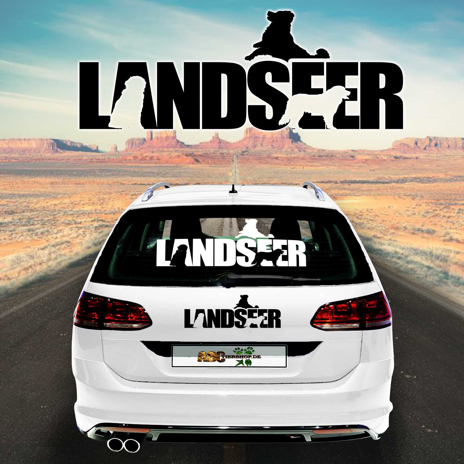 Autoaufkleber Landseer