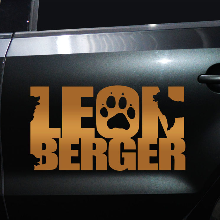 Autoaufkleber Leonberger – Bild 4