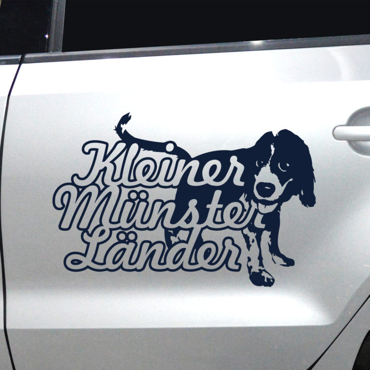 Autoaufkleber Münsterländer – Bild 2