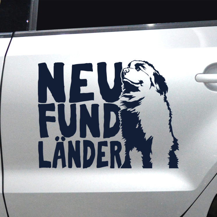 Autoaufkleber Neufundländer – Bild 2