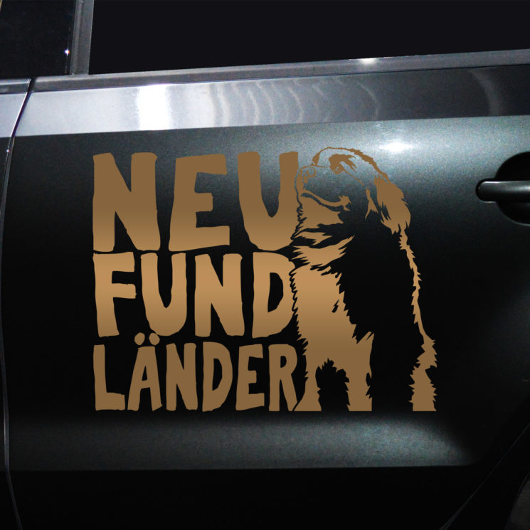Autoaufkleber Neufundländer – Bild 4