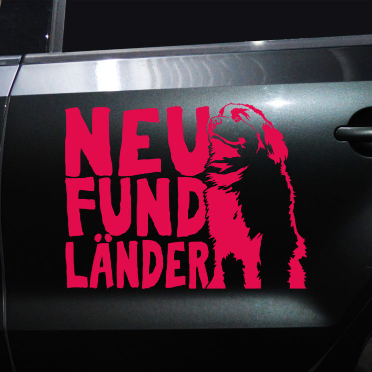 Autoaufkleber Neufundländer – Bild 5