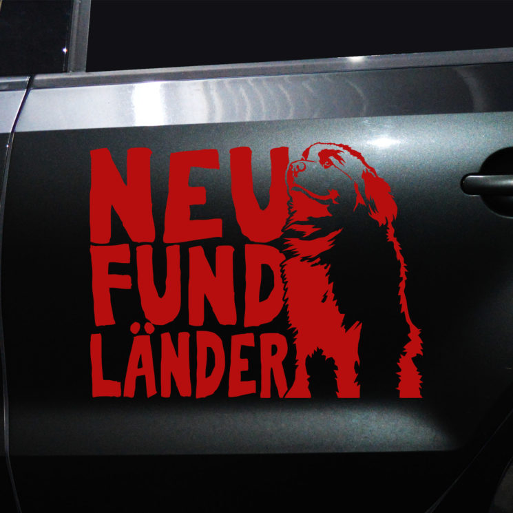 Autoaufkleber Neufundländer – Bild 6