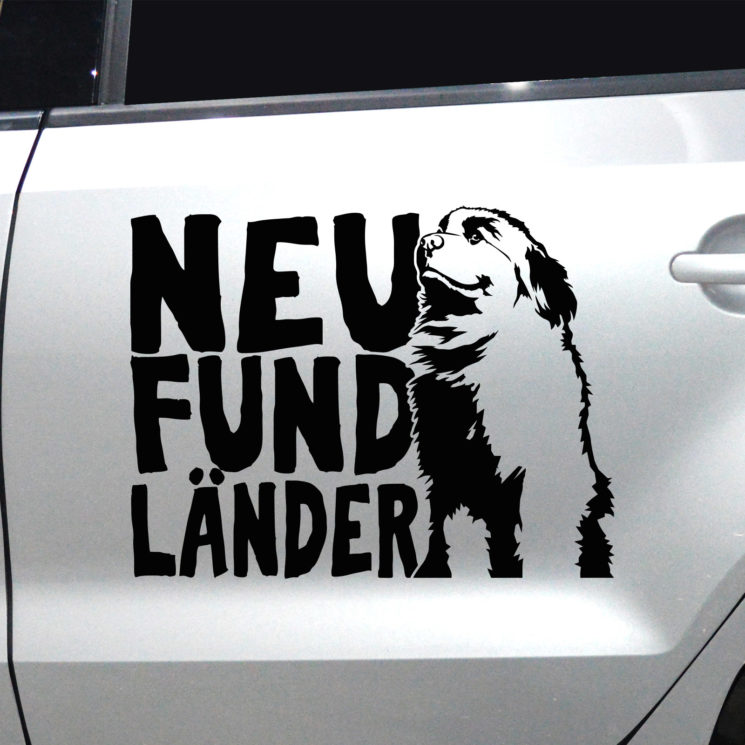 Autoaufkleber Neufundländer – Bild 8
