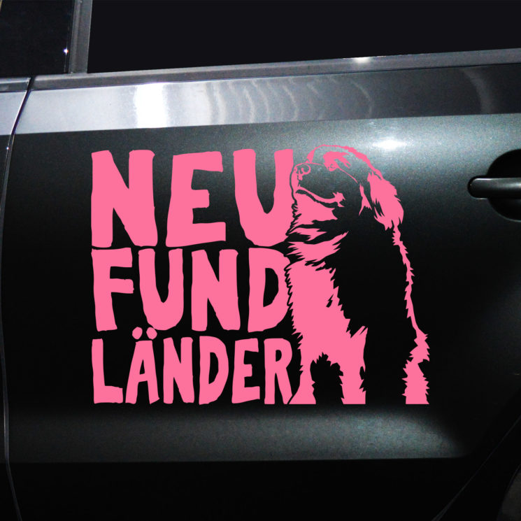 Autoaufkleber Neufundländer – Bild 10