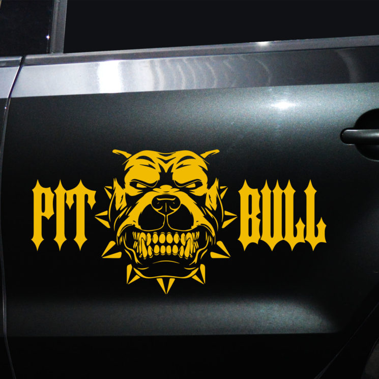 Autoaufkleber Pit Bull Terrier – Bild 10