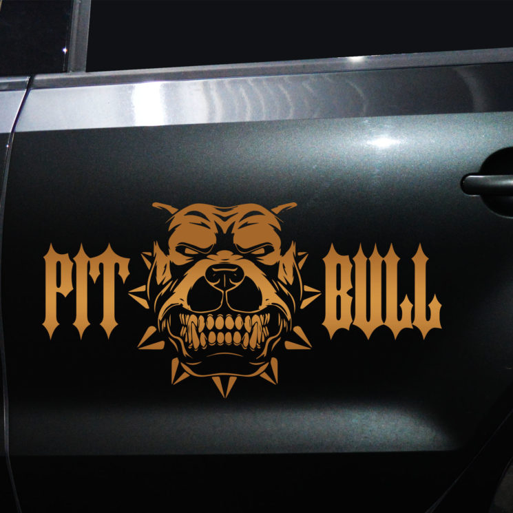 Autoaufkleber Pit Bull Terrier – Bild 9