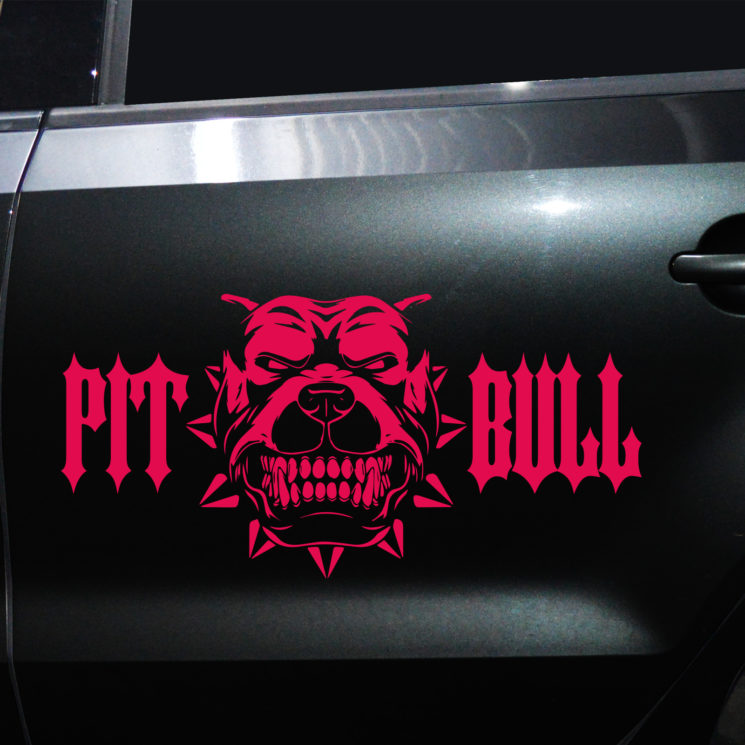 Autoaufkleber Pit Bull Terrier – Bild 8