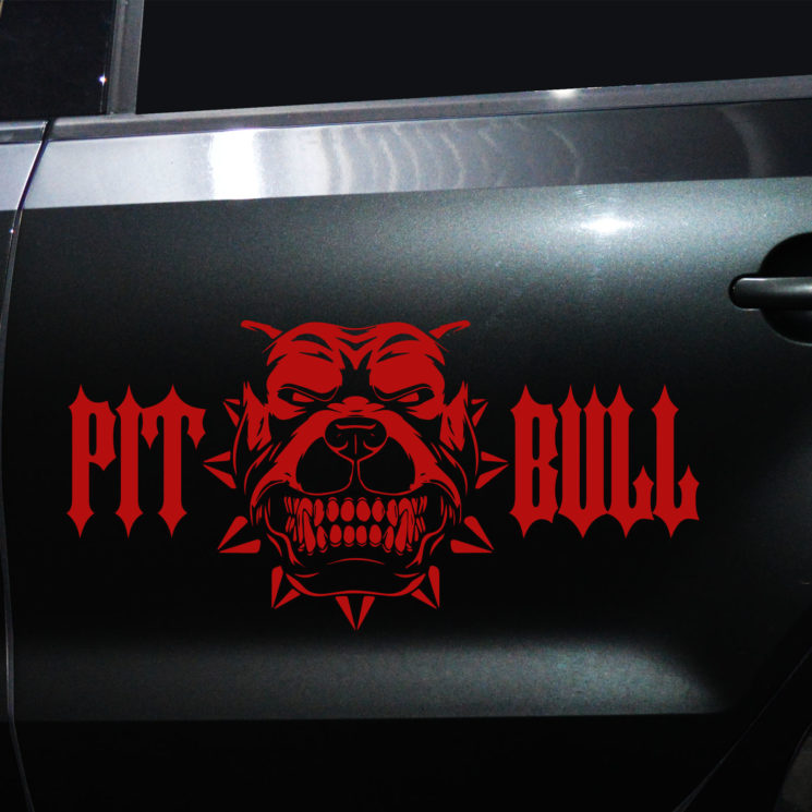 Autoaufkleber Pit Bull Terrier – Bild 7