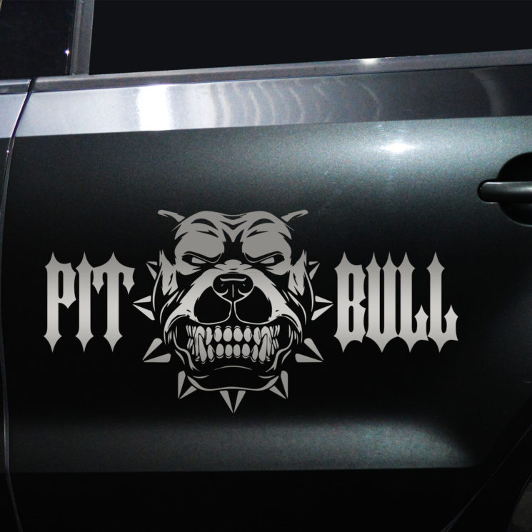 Autoaufkleber Pit Bull Terrier – Bild 4