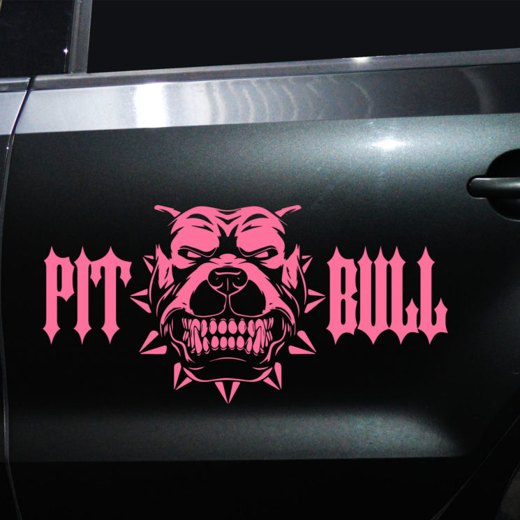 Autoaufkleber Pit Bull Terrier – Bild 3