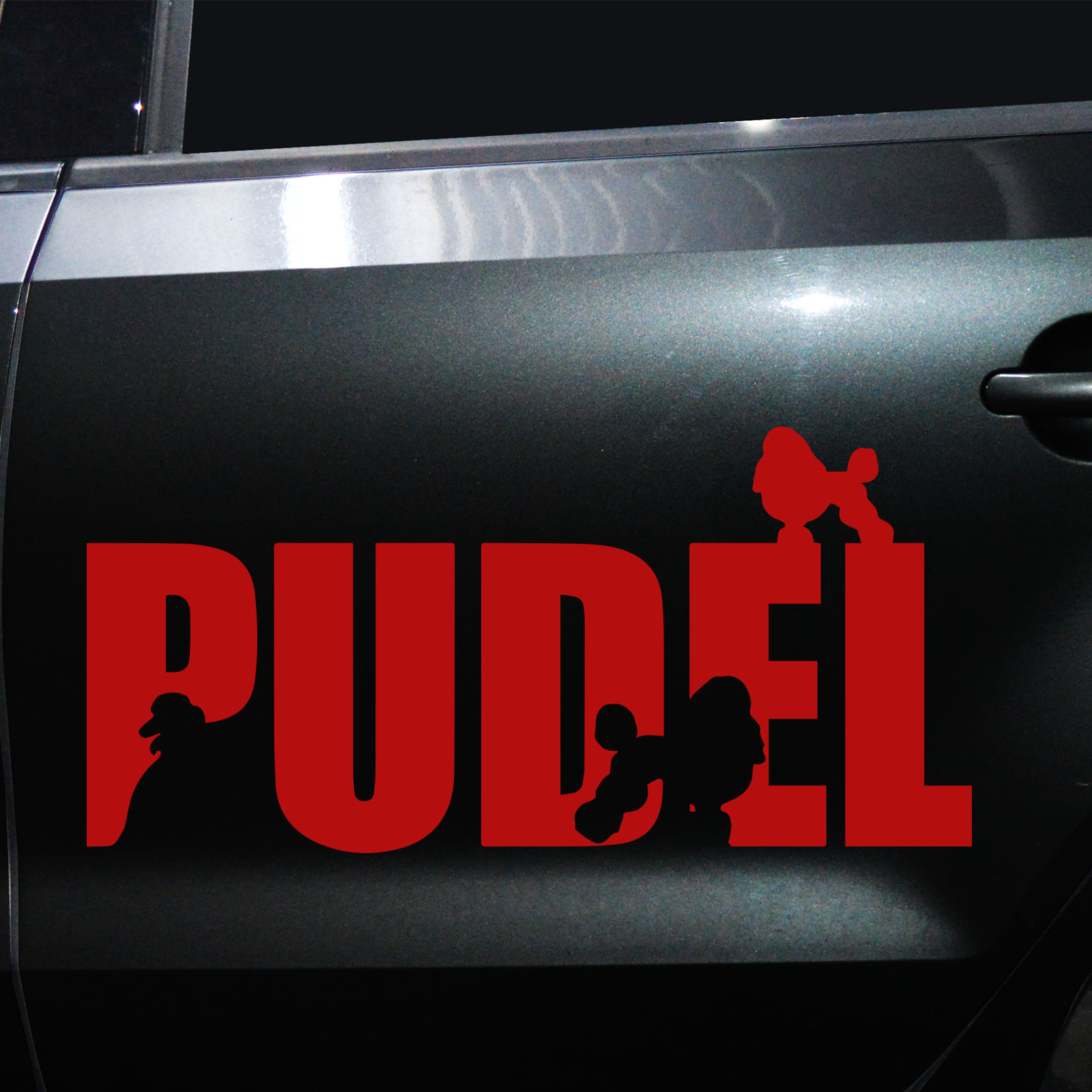 Autoaufkleber Pudel – Bild 6